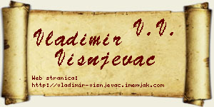 Vladimir Višnjevac vizit kartica